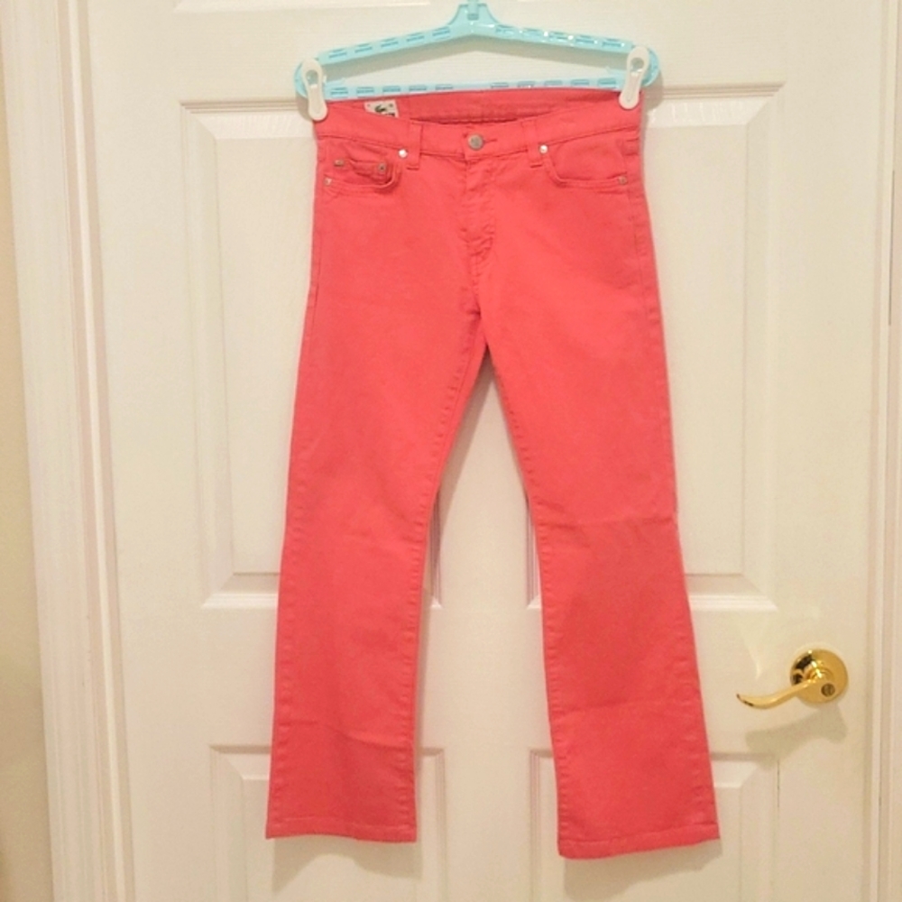 Lacoste pink straight leg jeans EU size 36(4)
